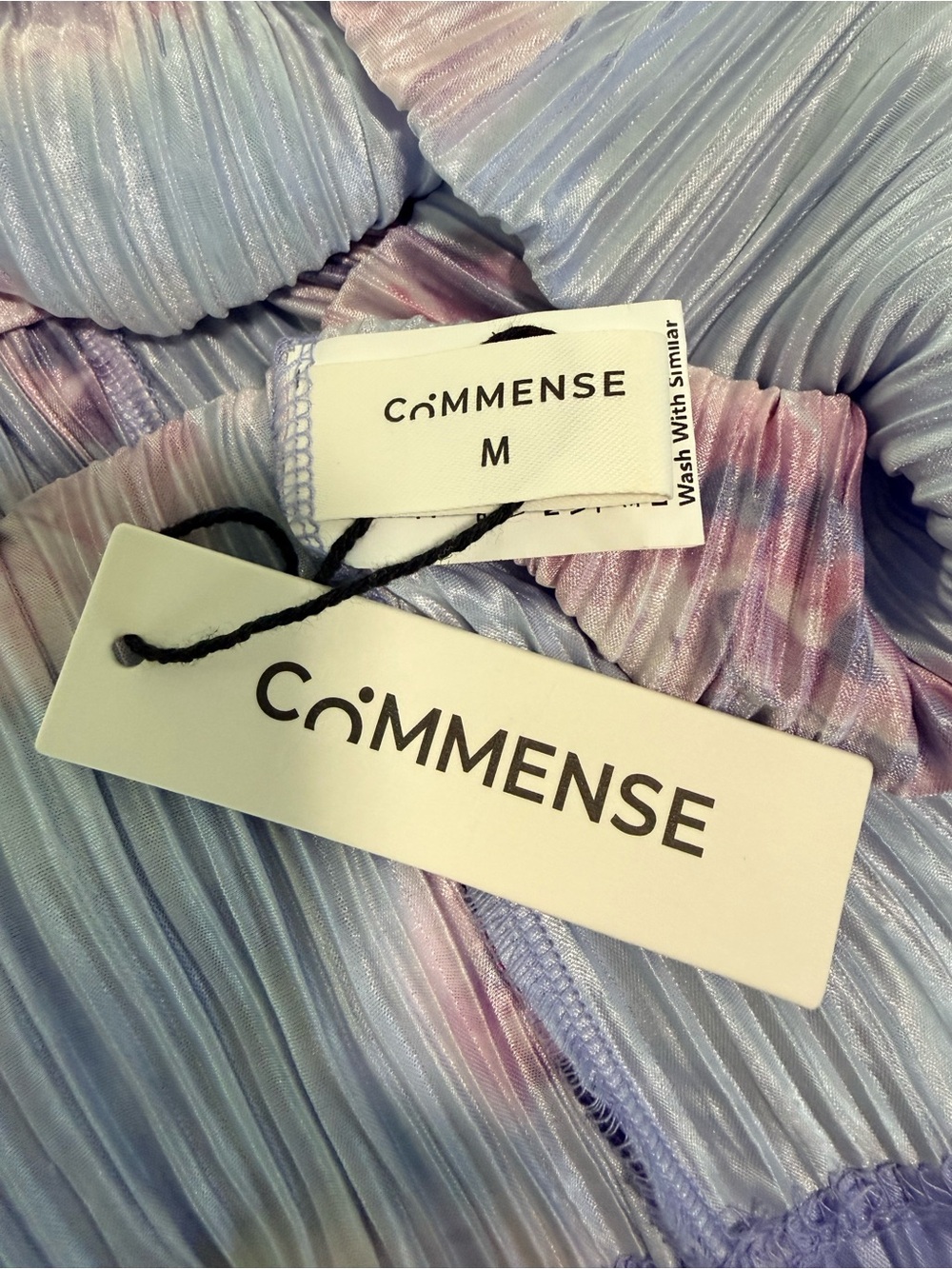 Commense Straplessw Lavender Floral Twist-Front Maxi Dress - Picture 6 of 6